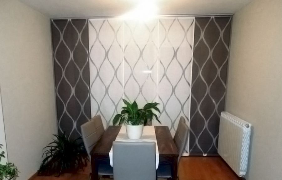 Decoración cortinas - panel japonés
