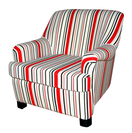 Decoración tresillo tapizado