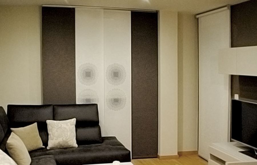 Decoración cortinas - panel japonés