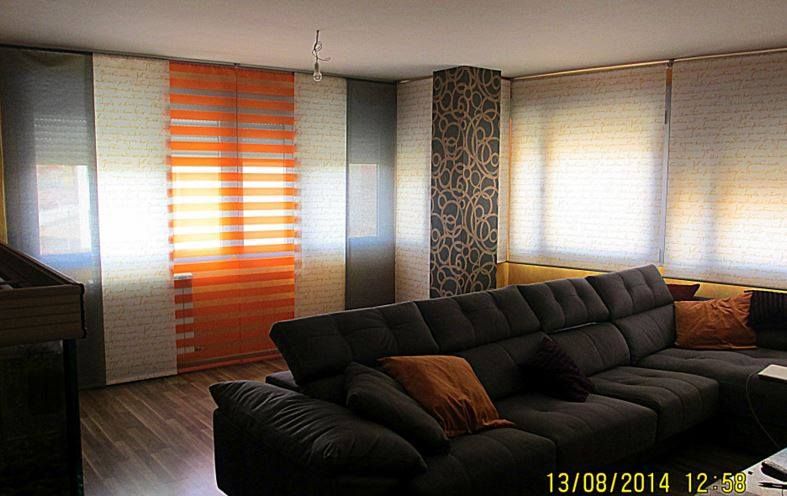 Decoración cortinas - panel japonés