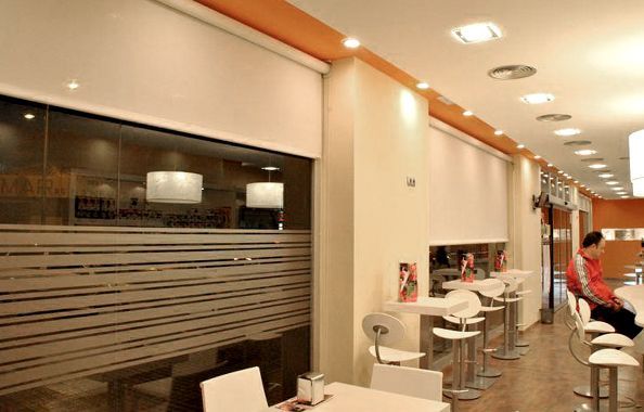 Decoración cortina técnica