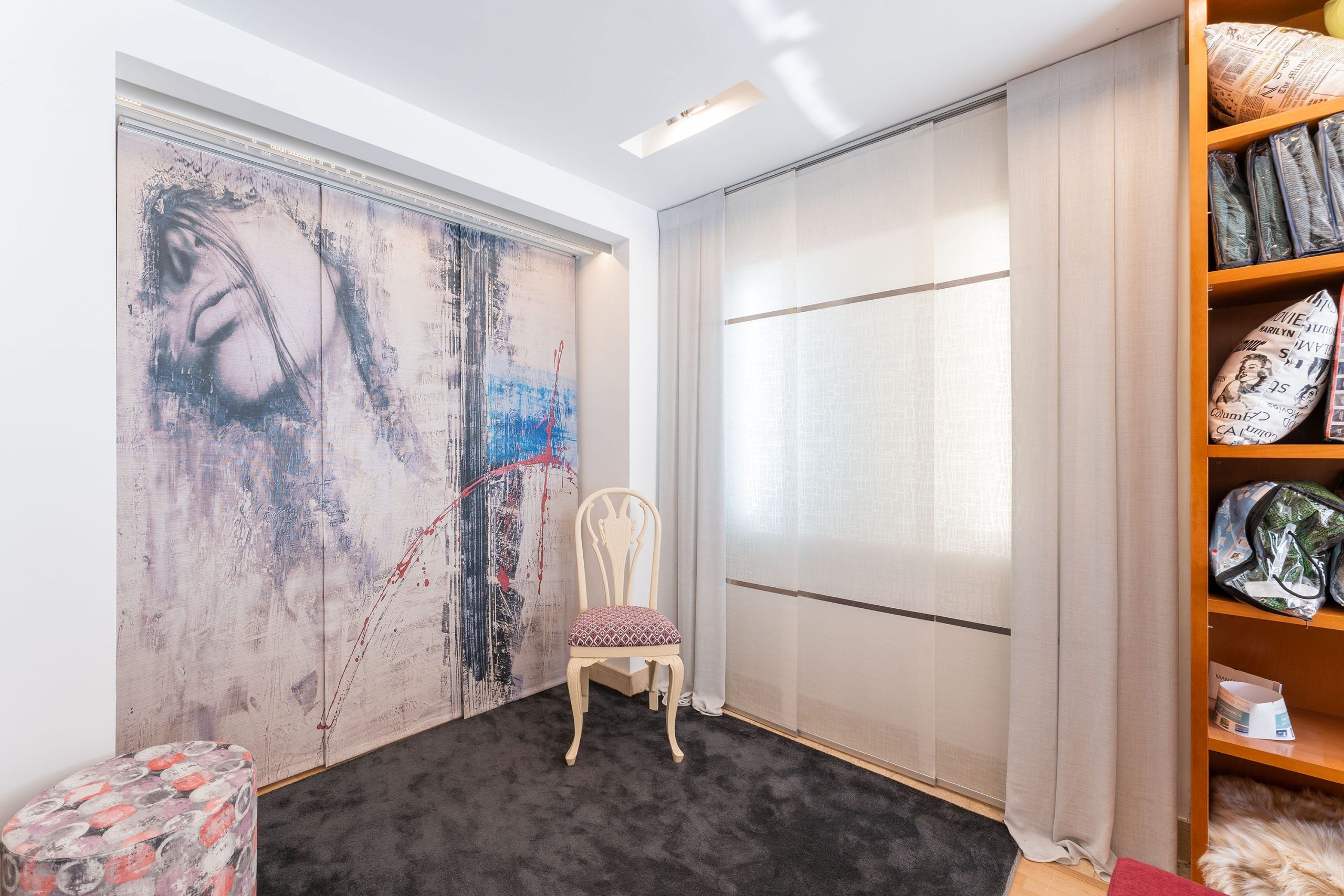 Decoración cortinas - panel japonés